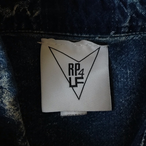 RP4LF Denim Button Up Shirt {A40} - Picture 4 of 4